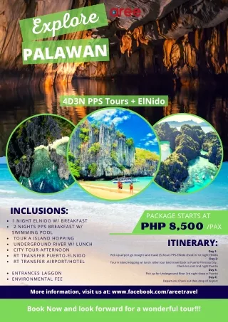 Puerto Princesa, El Nido, Balabac Tour Package