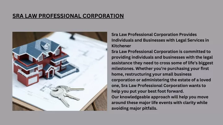 sra law professional corporation