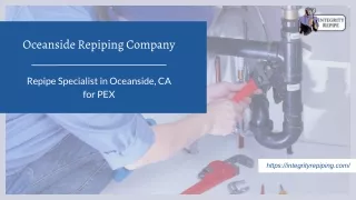 Oceanside Repiping Company | Integrity Repipe