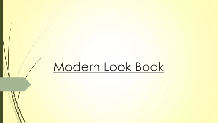 modern look book