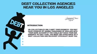 Debt Collection Agencies Near You in Los Angeles
