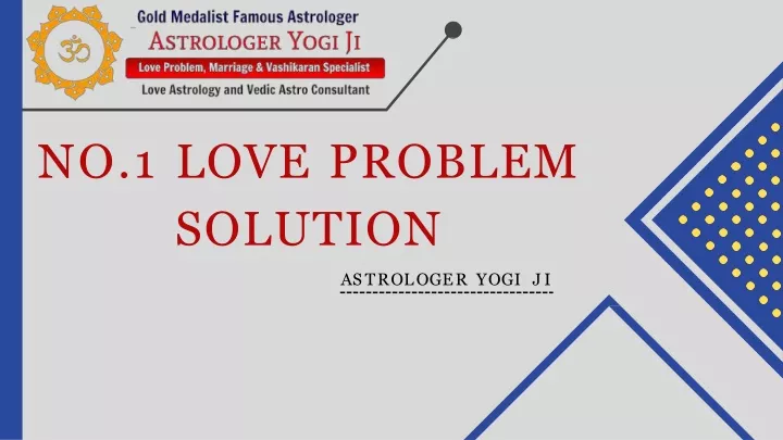 no 1 love problem solution