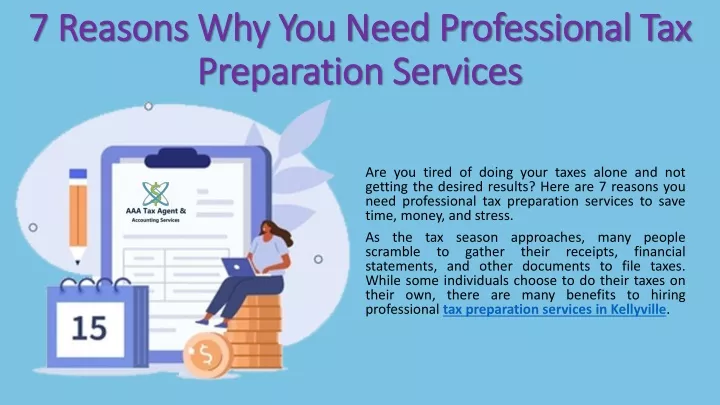 7 reasons why you need professional tax preparation services