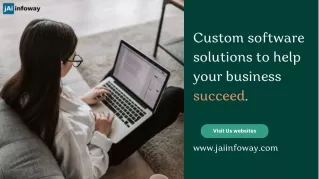 custom software solutions to help your business