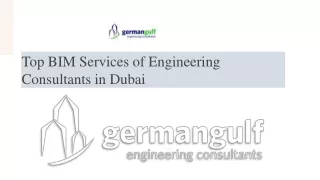 Top BIM Services of Engineering Consultants in Dubai