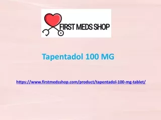 Tapentadol 100 MG