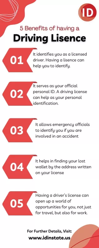 5 Benefits of having a Driving Lisence