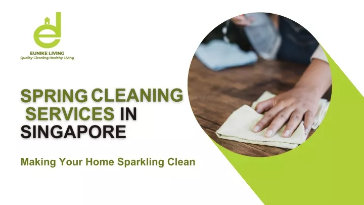 making your home sparkling clean