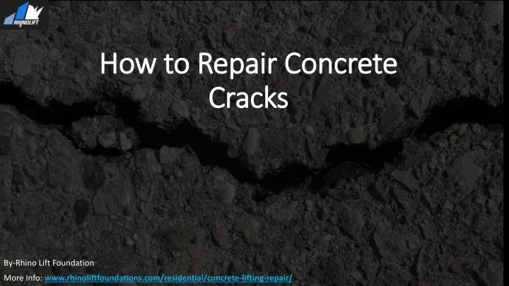 how to repair concrete cracks