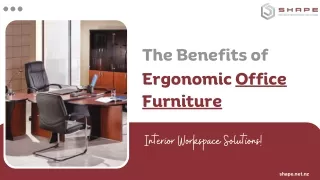 The Benefits of Ergonomic Office Furniture