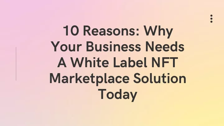 10 reasons why your business needs a white label