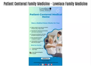 Patient Centered Family Medicine - Lovelace Family Medicine
