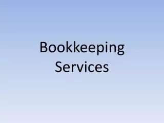 bookkeeping services