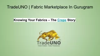 Crepe Fabric Story