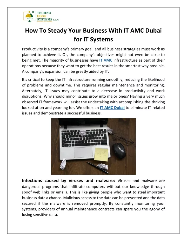 how to steady your business with it amc dubai