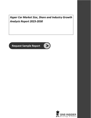 hyper car market size share and industry growth