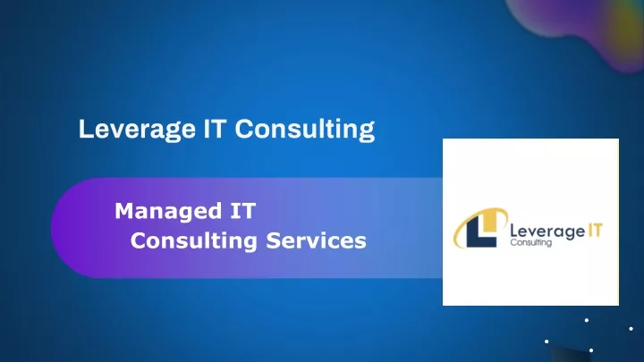 leverage it consulting