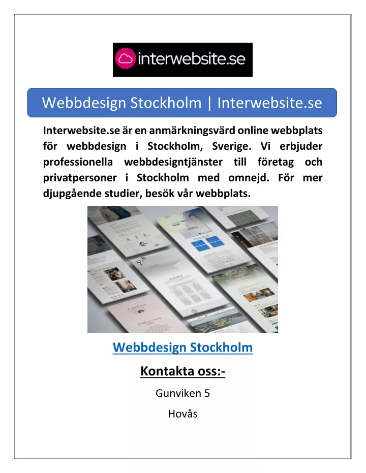 webbdesign stockholm interwebsite se