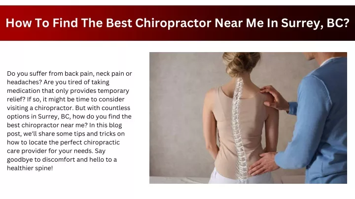 how to find the best chiropractor near