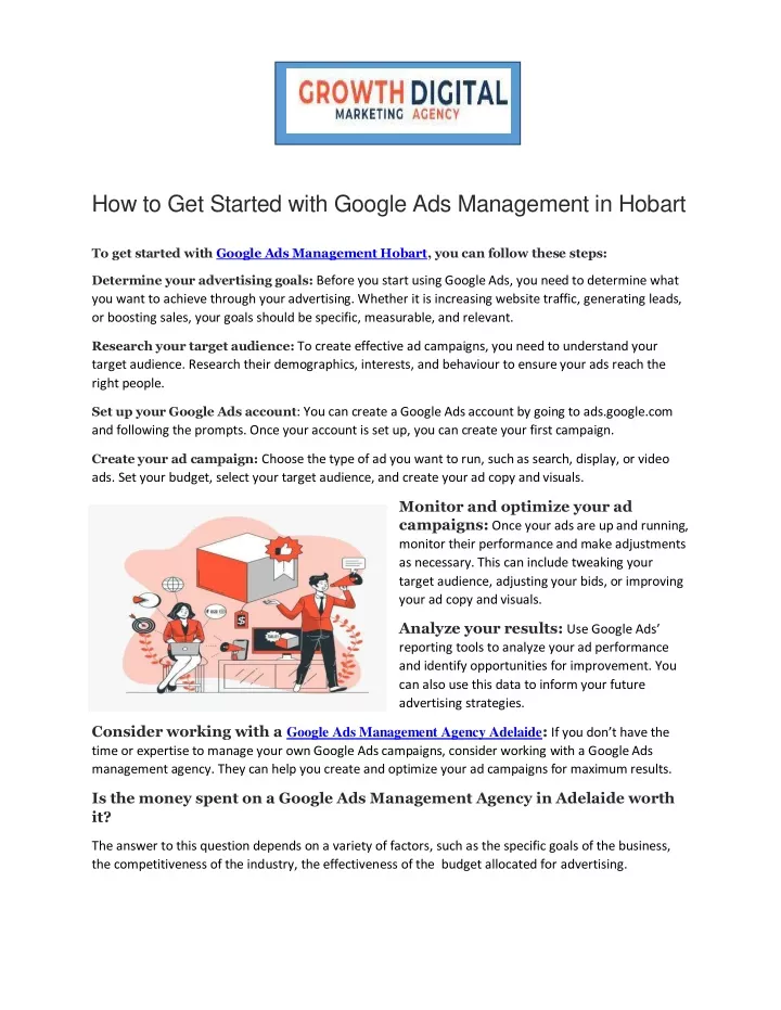 how to get started with google ads management