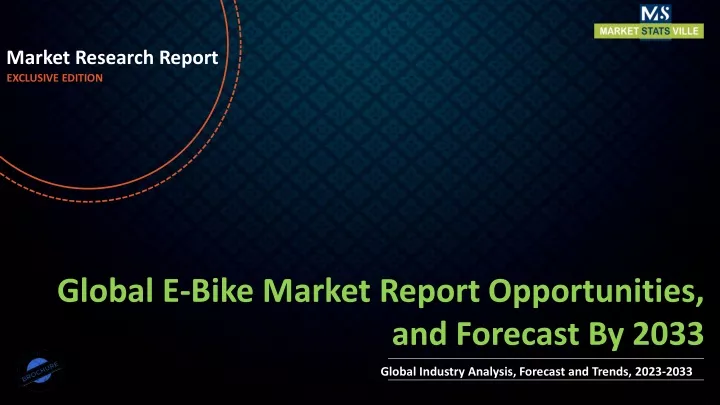 market research report exclusive edition