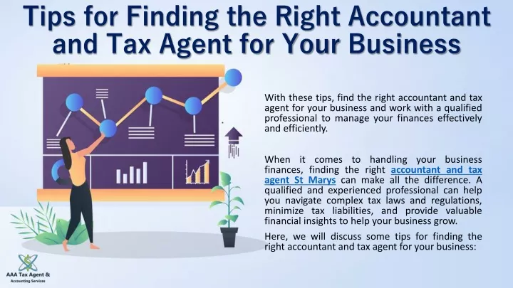 tips for finding the right accountant and tax agent for your business