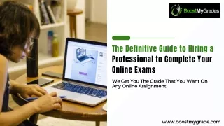 The Definitive Guide to Hiring a Professional to Complete Your Online Exams