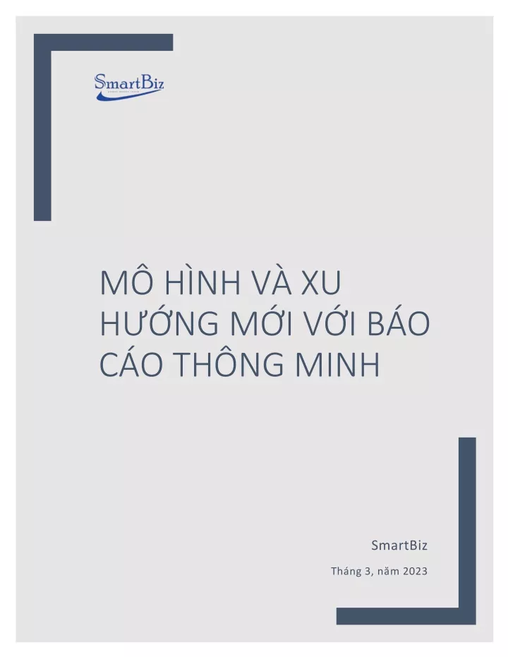 m h nh v xu h ng m i v i b o c o th ng minh