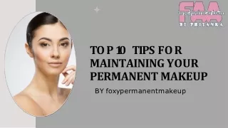 Top10TipsForMaintainingYourPermanentMakeup