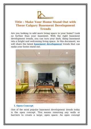 title make your home stand out with these calgary