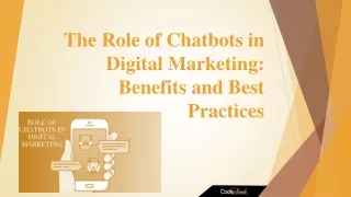 The Role of Chatbots in Digital Marketing