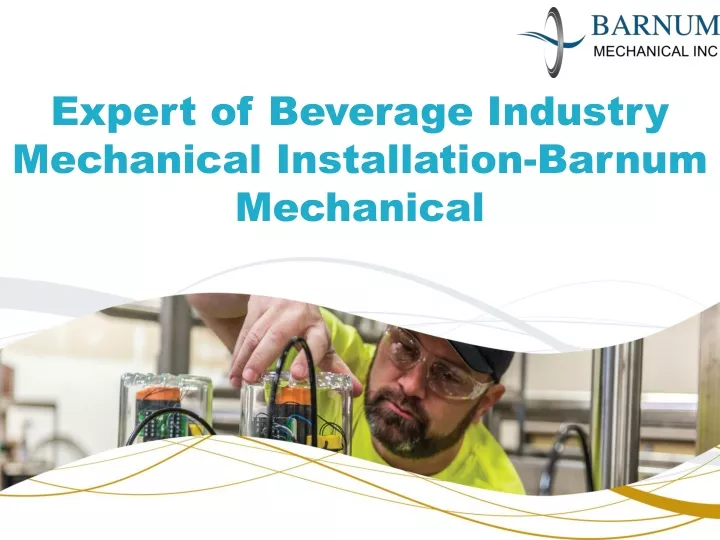 expert of beverage industry mechanical