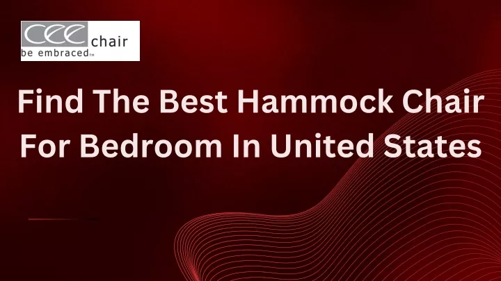 find the best hammock chair for bedroom in united