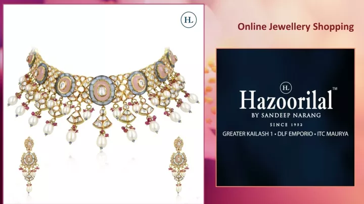 online jewellery shopping