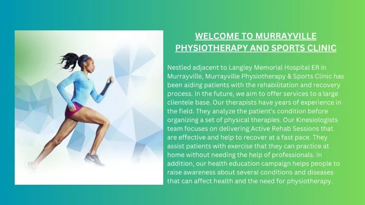 welcome to murrayville physiotherapy and sports