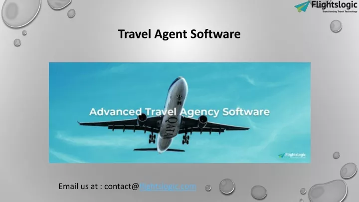 travel agent software