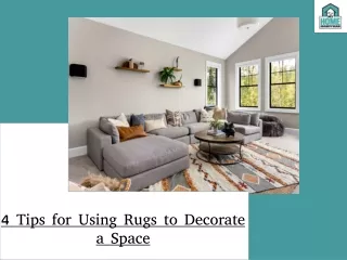 My Home Handyman | Tips for Using Rugs to Decorate a Space