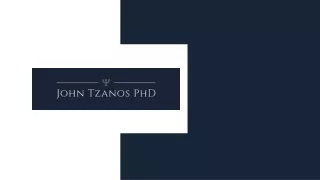 Young Adult psychotherapist - John Tzanos PhD