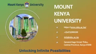 mount kenya university
