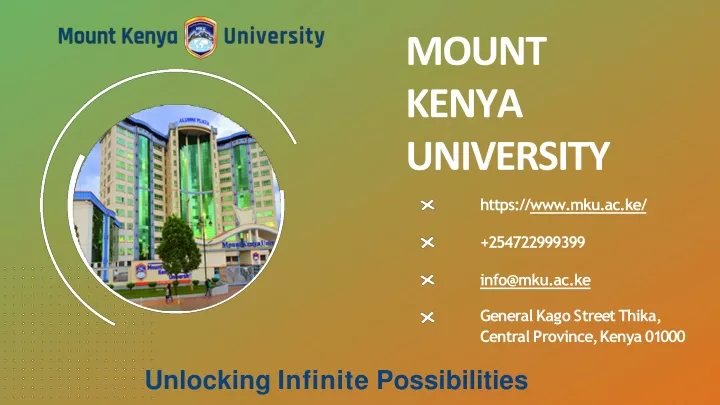 mount kenya university research proposal format