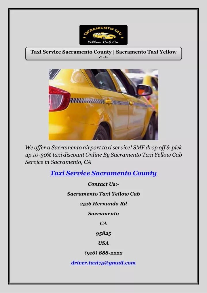 taxi service sacramento county sacramento taxi