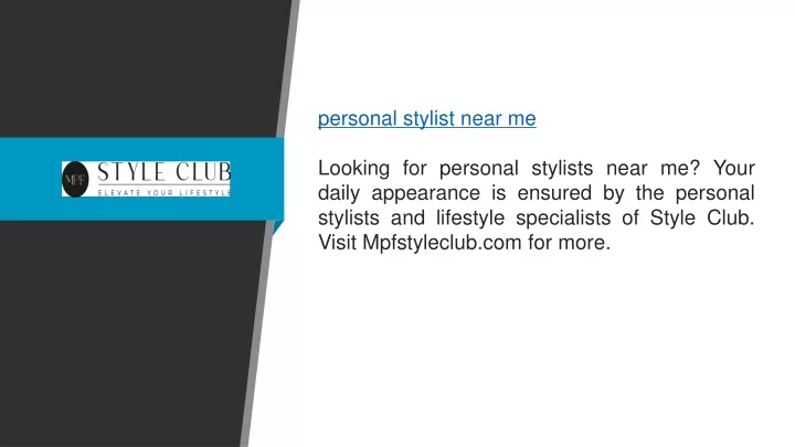 personal stylist near me looking for personal