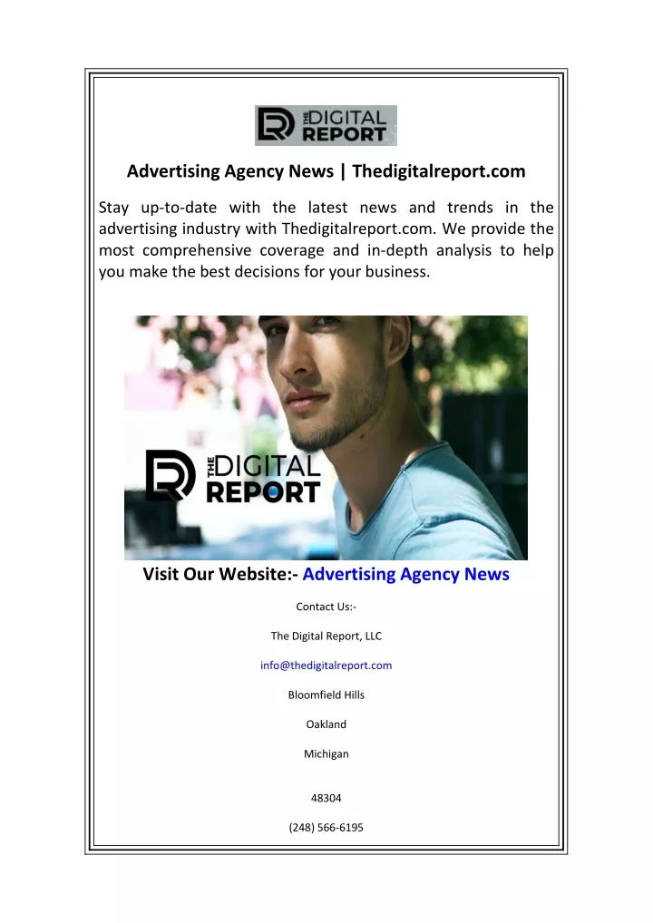 advertising agency news thedigitalreport com