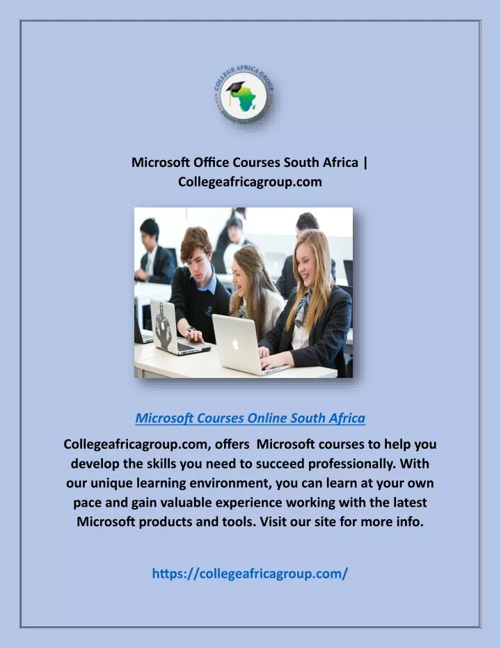 microsoft office courses south africa