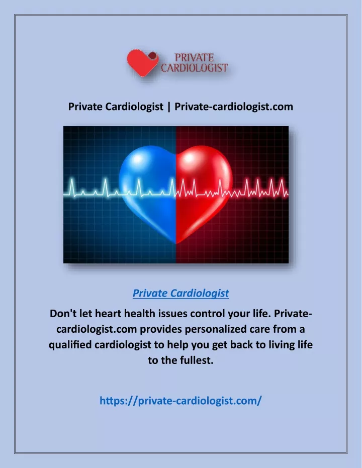 private cardiologist private cardiologist com