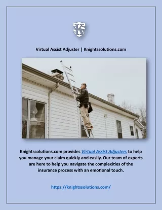 Virtual Assist Adjuster | Knightssolutions.com