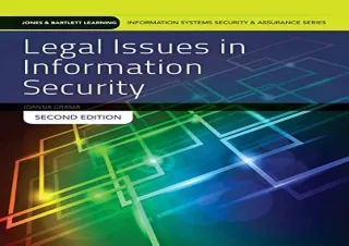 [DOWNLOAD PDF] Legal Issues in Information Security: Print Bundle (Jones & Bartl