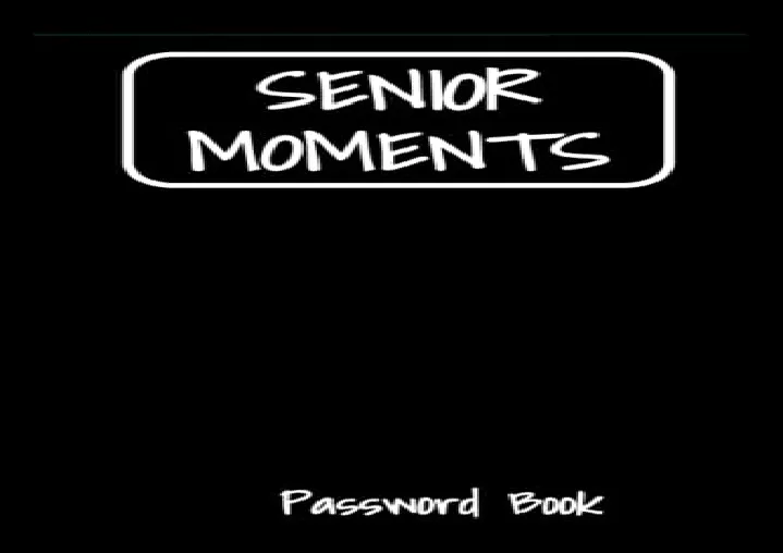 pdf book password book senior moments large print