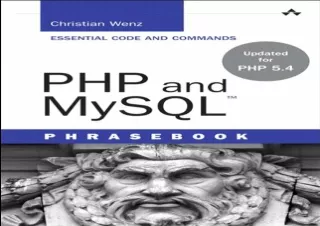 (PDF BOOK) PHP and MySQL Phrasebook (Developer's Library) kindle