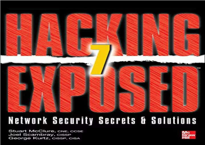 download hacking exposed 7 network security